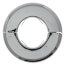 1-1/4" IPS Heavy Duty Floor and Ceiling Plate w/ Spring, 3-1/2" OD (Chrome Plated)