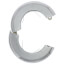 2" IPS Heavy Duty Floor and Ceiling Plate w/ Spring, 4-1/2" OD (Chrome Plated)