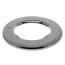 3" IPS Heavy Duty Floor and Ceiling Plate w/ Spring, 5-7/8" OD (Chrome Plated)