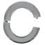 3" IPS Heavy Duty Floor and Ceiling Plate w/ Spring, 5-7/8" OD (Chrome Plated)