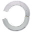 3-1/2" IPS Heavy Duty Floor and Ceiling Plate w/ Spring, 6-5/8" OD (Chrome Plated)
