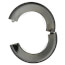4" IPS Heavy Duty Floor and Ceiling Plate w/ Spring, 7-1/8" OD (Chrome Plated)