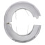 2-1/2" CTS Heavy Duty Floor and Ceiling Plate w/ Spring, 4-7/8" OD (Chrome Plated)