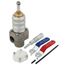 1" EasyFit Isolator Valve, 304 Stainless Steel, 230 PSI, 185-Degree(F)