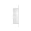 4" White Plastic Flush Mount Round Soffit Vent, Friction Fit