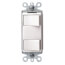 Decora Single-Pole AC Combination Switch, Grounding, 15A - White (120/277V)