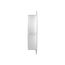 6" White Plastic Flush Mount Round Soffit Vent, Friction Fit