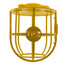 Plastic Yellow Bird Cage for Outdoor String Lights
