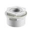 29" x 31" High-Impact Plastic Washing Machine Pan w/ 1" Drain Adapter