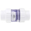 2" IPS PVC Clear Compact True Union Spring Check Valve (Socket)