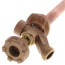 Model 17 12", 3/4" Sweat Inlet Anti-Siphon Wall Faucet w/ Metal Handle