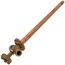Model 17 16", 1/2" MPT x Sweat Inlet Anti-Siphon Wall Faucet w/ Metal Handle