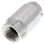 1/2" Threaded Spring Loaded Check Valve (Stainless Steel)