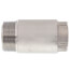 1-1/4" MPT X 1" Threaded Spring Loaded Check Valve (Stainless Steel)