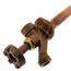 Model 17 6", 1/2" FPT x 3/4" MPT Inlet Anti-Siphon Wall Faucet w/ Metal Handle