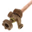 Model 17 18", 1/2" FPT x 3/4" MPT Inlet Anti-Siphon Wall Faucet w/ Metal Handle