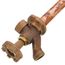 Model 17 24", 1/2" FPT x 3/4" MPT Inlet Anti-Siphon Wall Faucet w/ Metal Handle