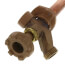 Model 17 4", 1/2" FPT x 3/4" MPT Inlet Anti-Siphon Wall Faucet w/ Metal Handle