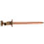 Model 17 10", 1/2" PEX Crimp Inlet Anti-Siphon Wall Faucet w/ Metal Handle