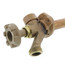 Model 17 4", 1/2" PEX Crimp Inlet Anti-Siphon Wall Faucet w/ Metal Handle