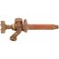 Model 17 4", 3/4" PEX Crimp Inlet Anti-Siphon Wall Faucet w/ Metal Handle