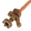 Model 17 14", 1/2" Expansion PEX Inlet Anti-Siphon Wall Faucet w/ Metal Handle