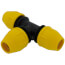 1/2" IPS Underground Yellow Poly Gas Pipe Tee (SDR 9.3)