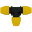 1/2" IPS Underground Yellow Poly Gas Pipe Tee (SDR 9.3)