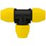 3/4" IPS Underground Yellow Poly Gas Pipe Tee (SDR 11)