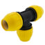 1-1/4" Underground Yellow Poly Gas Pipe Tee (SDR 10)