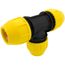 1-1/2" IPS Underground Yellow Poly Gas Pipe Tee (SDR 11)