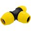 1-1/2" IPS Underground Yellow Poly Gas Pipe Tee (SDR 11)