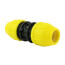 1-1/4" IPS Underground Yellow Poly Gas Pipe Coupler (SDR-11)