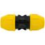1-1/4" IPS Underground Yellow Poly Gas Pipe Coupler (SDR-11)
