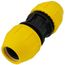 1-1/2" IPS Underground Yellow Poly Gas Pipe Coupler (SDR-11)