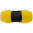 2" IPS Underground Yellow Poly Gas Pipe Coupler (SDR-11)