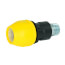 1/2" Polyproylene Underground Yellow Poly Gas Pipe Conversion Fitting