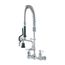 Royal Series 8" Wall Mount Space Saver Pre-Rinse w/ Add-On Kitchen Faucet, 8" Spout, 18-708L