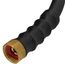 5/8" x 50' Premium Black Rubber Garden Hose