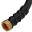5/8" x 25' Premium Black Rubber Garden Hose
