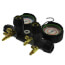 4 Valve Aluminum Manifold, R22/R404A/R410A (0-800 psi)