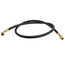 60" Black Refrigeration Hose, 3/8 Vacuum