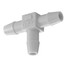 1/4" O.D. Plastic Tube Restrictor Tee, 20 Scim (5.5 ml/sec) (5 Pack)