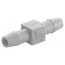 1/4" O.D. Plastic Tube In-Line Restrictor Tee, 20 Scim (5.5 ml/sec) (5 Pack)