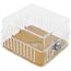 Thermostat Guard w/ Mounting Screws, Lock & Key, Plastic - Small