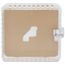Thermostat Guard w/ Mounting Screws, Lock & Key, Plastic - Small