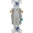 Commercial Grade Single Receptacle, 20A, 2P, 3W, Side Wire, NEMA 5-20R - White (250V)