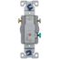 Commercial Grade Single Receptacle, 20A, 2P, 3W, Side Wire, NEMA 5-20R - White (125V)