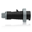 20A, 347/600V 3-Phase WYE, 4P, 5W, Pin & Sleeve Plug, IP67, Watertight (Black)