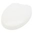 Mayfair NextStep2 Elongated Enameled Wood Toilet Seat, STA-TITE, Easy-Clean, Whisper-Close (White)